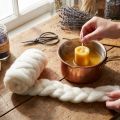 Gyapjú roving 10m fehér | Floristik24.hu