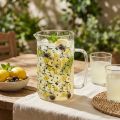 Üvegkancsó citrom és olajbogyó dekoratív kancsó üveg H17cm | Floristik24.hu