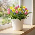 Műanyag kaspó “Irys” Fehér Ø17cm M14cm 1 db | Floristik24.hu