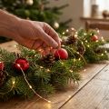 LED tündér lámpák kívül/belül 180 8,95m meleg fehér | Floristik24.hu