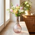 Mini üvegváza virágváza lila Ø7,5cm H15cm | Floristik24.hu