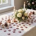 Mini szórt dekoráció csillagok dekoráció csillám rózsaszín 1,5cm 144 db | Floristik24.hu