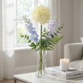 Artificial Allium Cream fehér díszhagyma Ø18cm L90cm | Floristik24.hu
