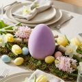 Húsvéti tojásdísz – 2. választás – műanyag lila bolyhos 20cm | Floristik24.hu