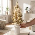Szárított virágok fehérarany díszes kalapvirágok Phalaris 30cm 200g | Floristik24.hu