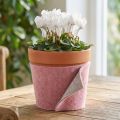 Filc szalag, fazékszalag kéttónusú órózsaszín/szürke 15cm 5m | Floristik24.hu