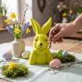 Gondolkodó Nyúl Húsvéti Nyúl Mellszobor – Második Választás – Sárga-Zöld 16,5×13×27cm | Floristik24.hu