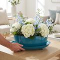 Fém asztali tál, elegáns és funkcionális dekoráció lakóterekbe, 28 cm | Floristik24.hu
