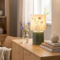 LED asztali lámpa virágmintával a nappali stílusos világításához, 23 cm | Floristik24.hu
