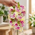 Mesterséges orchideaág Phaelaenopsis Green Pink H49cm | Floristik24.hu