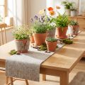 Filc szalag, fazékszalag szürke-natúr 15cm 5m | Floristik24.hu
