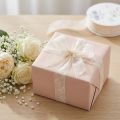 Organza szalag virág ajándék szalag krém 25mm 18m | Floristik24.hu
