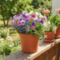 „Irys” műanyag terrakotta kaspó Ø17cm M14cm 1 db | Floristik24.hu