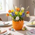 Ültetős Easter Egg nagy tojáskerámia cserép fehér 20×18cm | Floristik24.hu