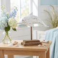 Delfin dekoráció Albasia Tengeri fa dekoráció fehér 28×6,5×26cm | Floristik24.hu