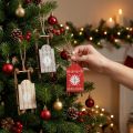 Karácsonyi díszszánkó fa 16x6x5cm 3db | Floristik24.hu