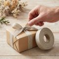 Díszítő szalag Nature Basic lenvászon szalag különböző színekben 25mm 20m | Floristik24.hu