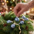 Mini karácsonyi golyók üveg kék matt/fényes Ø2cm 44 db | Floristik24.hu
