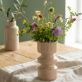 Fém virágváza cappuccino barna zománc Ø9cm M17.5cm | Floristik24.hu