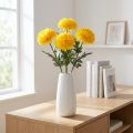 Dália mesterséges dekoratív virágok Yellow Blossom L64cm 3 db | Floristik24.hu