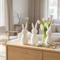 Dekoratív, hajtogatott nyúlfigura modern belsőépítészetbe, nappaliba vagy irodába, 13 cm, 3 darab | Floristik24.hu