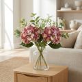 Mesterséges hortenzia nagy rózsaszín mályva Ø15cm L58cm 2db | Floristik24.hu