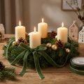 Bársony szalag ajándék szalag díszszalag zöld szélesség 10mm 20m | Floristik24.hu
