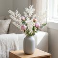 Ruscus ágak dekoratív ágak szárított virágok fehérített 10 db | Floristik24.hu