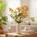 Művirág Gloriosa narancs hosszú szárral vázába 80cm 3db | Floristik24.hu