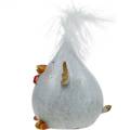Floristik24 Kellemes húsvéti csaj, csirke figura, asztaldísz, húsvét, díszcsaj 9cm