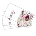 Floristik24 Születésnapi képeslapok borítékkal 12,5 x 12,5 cm 3db