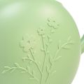 Floristik24 Locsolókanna szobanövények zöld, virágmintás 1,8L