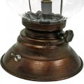 Floristik24 LED hurrikán lámpa, fém lámpa, díszlámpa, vintage megjelenés Ø12,5cm H30cm