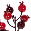 Mű gránátalmaág elágazó szárakkal vázadíszként, 19 cm, 4 darab | Floristik24.hu