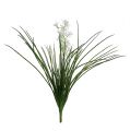 Floristik24 Fű bokor virágokkal zöld, fehér 3db