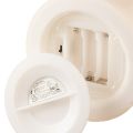 Nagy LED gyertya időzítővel, kültéri használatra, meleg fehér, Ø12,5cm, M20cm | Floristik24.hu