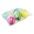 Floristik24 Nagy húsvéti tojás függő műanyag tojás pasztell színben 15cm 5db
