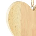 Floristik24 Fából készült szívek akasztáshoz Dekoratív szívek kézműves munkákhoz 15x15cm 4db