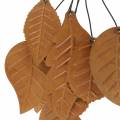 Floristik24 Deco fogas őszi levelek patina fém H25cm 2db