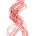 Floristik24 Half Curly Willow 100cm rózsaszín 30db