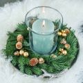 Aranyló őszi gyümölcsök, ünnepi őszi dekorációk, természetes díszmakk, adventi dekoráció Ø1,5 – 2,5cm H1,5 – 3cm 300g | Floristik24.hu