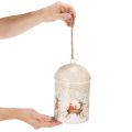 Karácsonyi motívumos csengő, akasztásra, 26 cm | Floristik24.hu