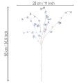 Mesterséges, finom virágzó ág irizáló virágokkal, 98 cm | Floristik24.hu