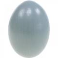 Floristik24 Csirke tojás Szürke fújt tojás húsvéti dekoráció 10db