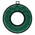 Floristik24 OASIS® IDEAL univerzális gyűrű virágos hab koszorú zöld H4cm Ø18,5cm 5db