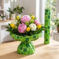 Virágcsokrokhoz való mandzsettapapír mozaik mintával, 25cm x 100m | Floristik24.hu