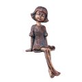 Floristik24 Edge ülőgarnitúra ülő lány figura bronz 52cm