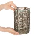 Fém gyertyatartók, mécsestartók Ø8/10/13cm, 3 db-os készlet | Floristik24.hu