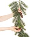 Dekoratív fenyőág, műfüzér téli virágdíszekhez, 190cm | Floristik24.hu
