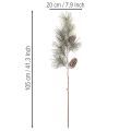 Műfenyőág tobozokkal és hosszú tűlevelekkel 105cm | Floristik24.hu